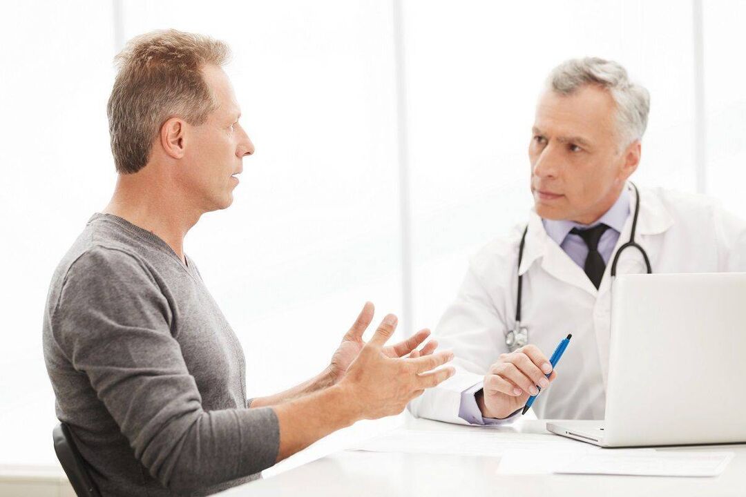 Consulta un medico per i sintomi della prostatite