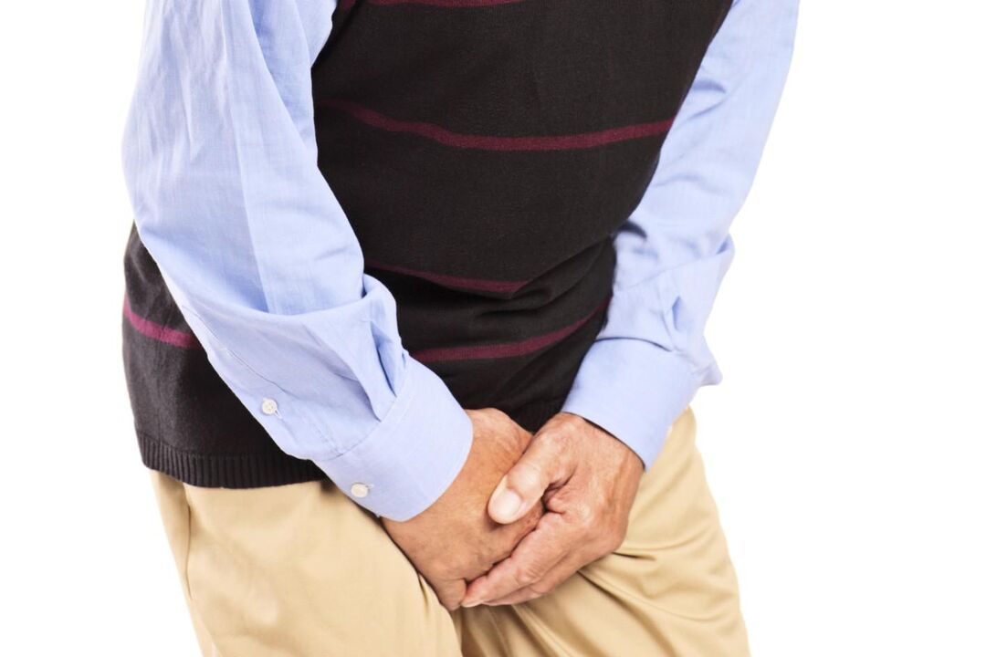 Gli uomini affetti da prostatite congestizia avvertono dolori lancinanti o lancinanti nella zona inguinale